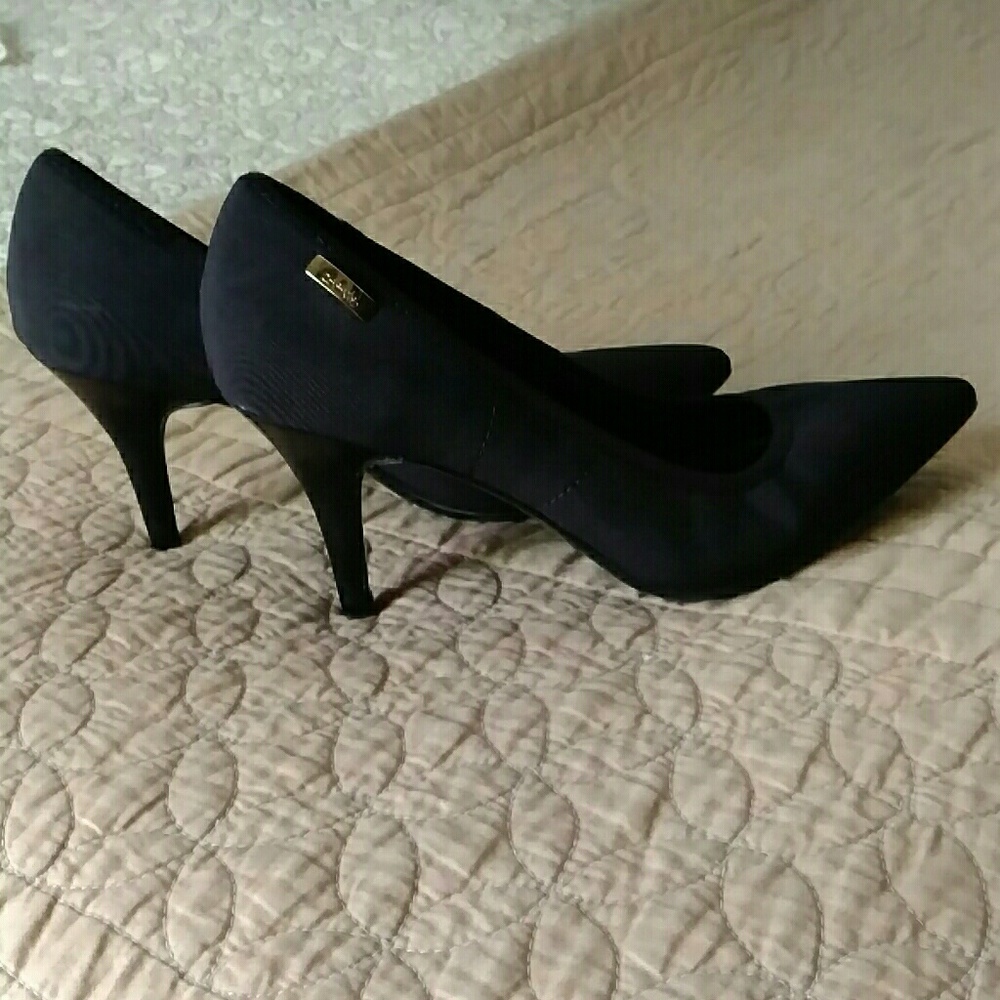 Calvin Klein black women heels,  size 5
